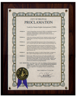 City of Milpitas Proclamation